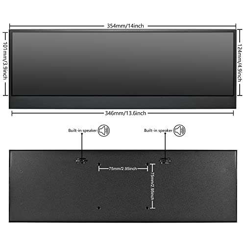 Wisecoco 14" 4K Touch Screen Monitor Display