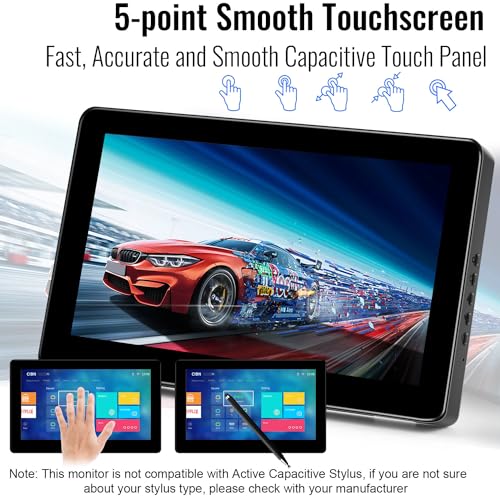 8-Inch HD Touchscreen Mini Monitor with HDMI