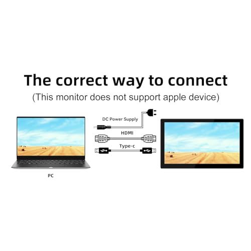 Thinlerain 10.1" Touch Screen Portable Monitor