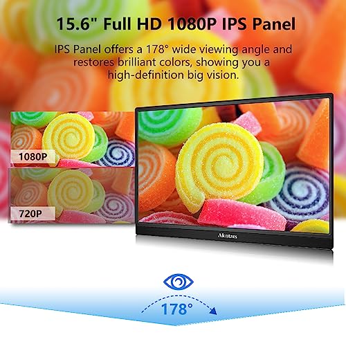 15.6" Full HD Touchscreen Portable Monitor