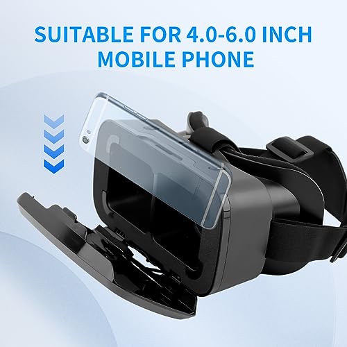 Jaeskeclip 3D VR Headset - Immersive Experience