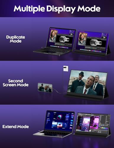 ZSCMALLS 15.6" 1080P Touchscreen Portable Monitor