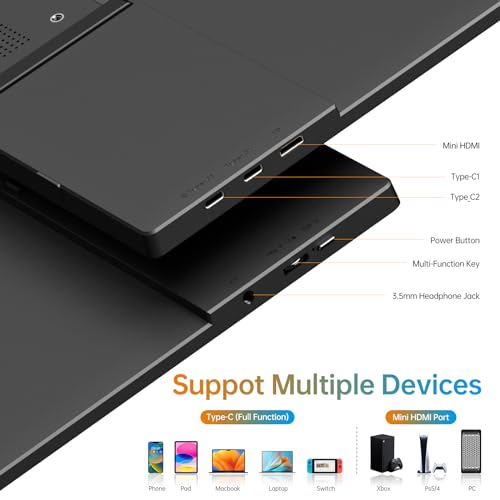 Anyuse 15.6" 1080P Portable Travel Monitor