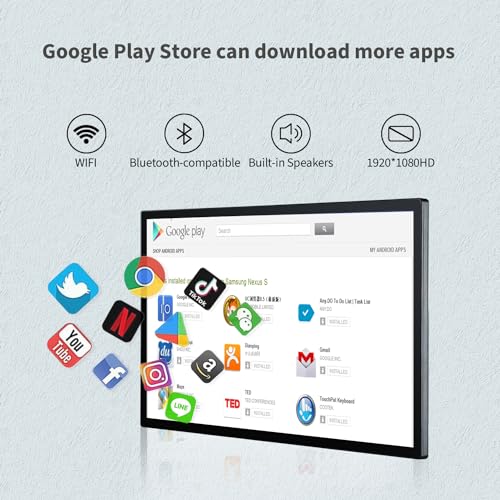 TouchWo 43" Interactive Touchscreen Smart Board 1080P