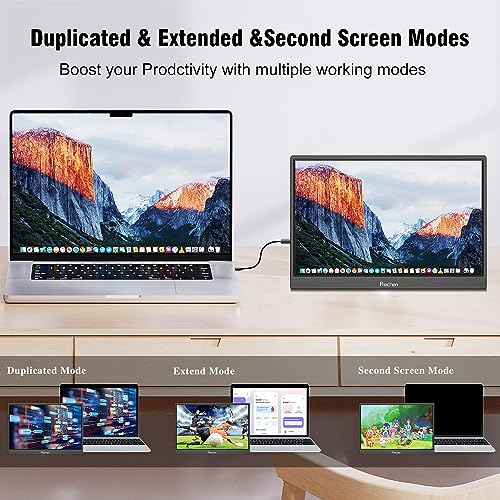 14" Touchscreen Portable Monitor with HDMI & USB-C