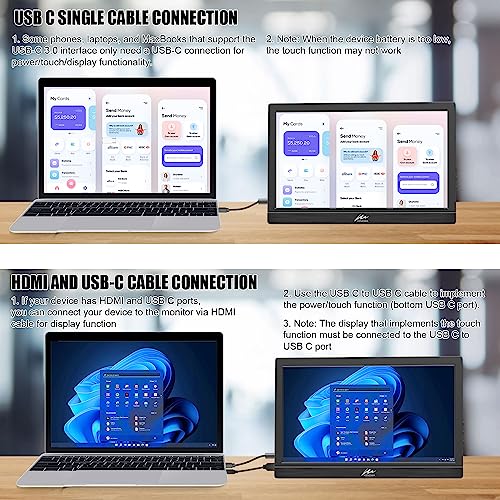 Kenowa 11.6" Touchscreen Portable FHD Monitor