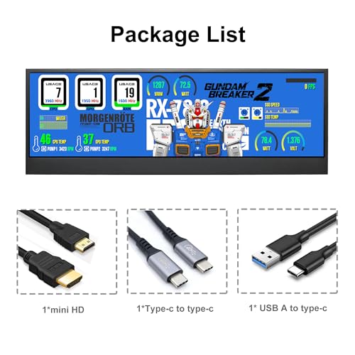 Wisecoco 14" 4K Touch Screen Monitor Display