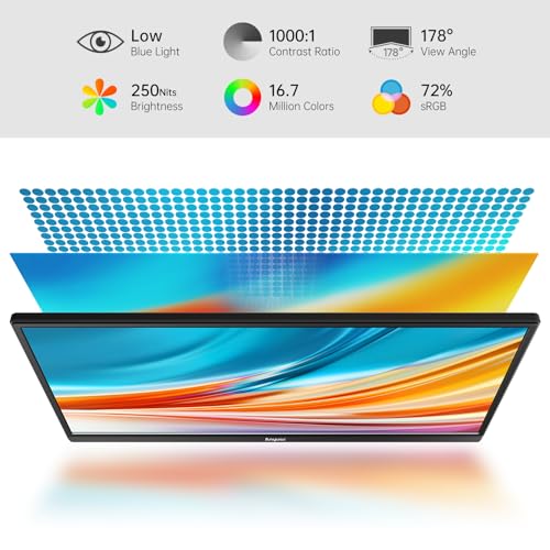Anyuse 15.6" 1080P Portable Travel Monitor