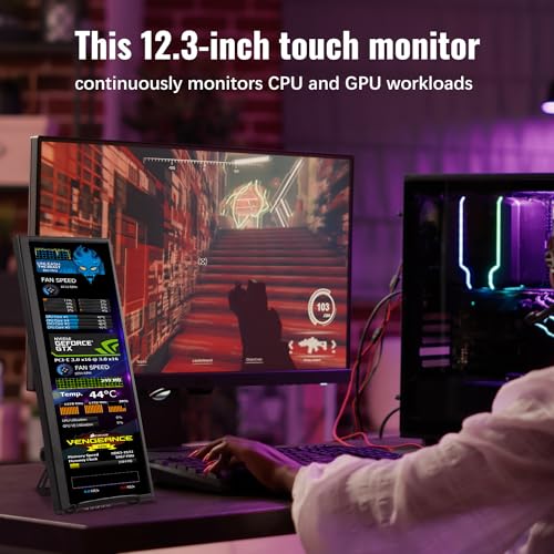 Portable 12.3" Touchscreen Monitor for Laptops