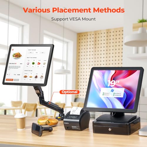 MUNBYN 19" LED Multi-Touch POS Monitor