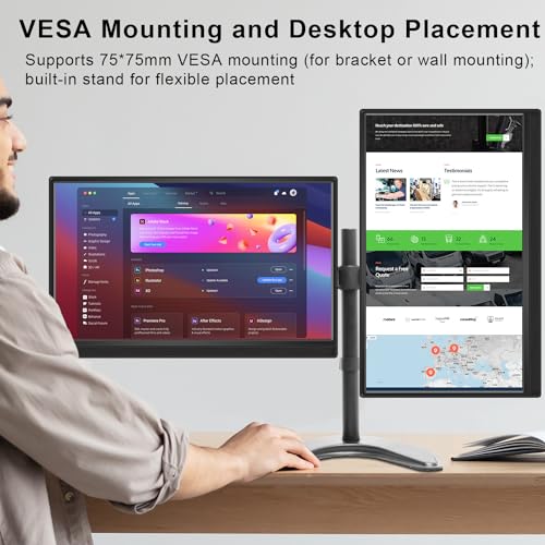 15.6" Touchscreen Portable Monitor with Kickstand