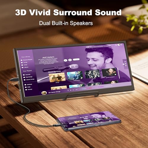 Portable 12.3" Touchscreen Monitor for Laptops