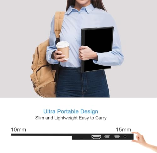 15.6" Touchscreen Portable Monitor with Kickstand