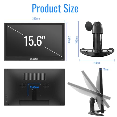 15.6" Touchscreen Portable Monitor with HDMI & USB-C