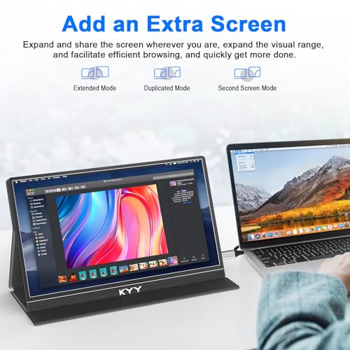 KYY 14" FHD Portable Laptop Gaming Monitor