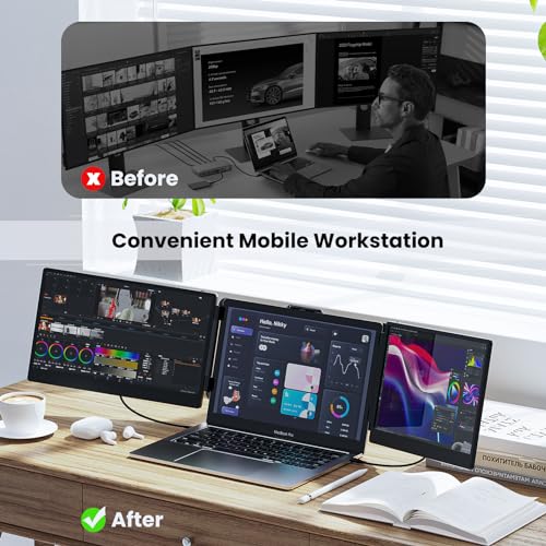 Ultra Slim 14" Portable Monitor for Laptops