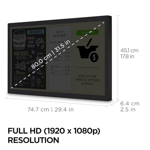 ViewSonic TD3207 32-Inch 10-Point Touch Monitor