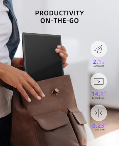 14.1" Portable Touchscreen Monitor - 1080P HDMI