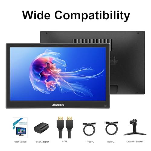15.6" Touchscreen Portable Monitor with HDMI & USB-C