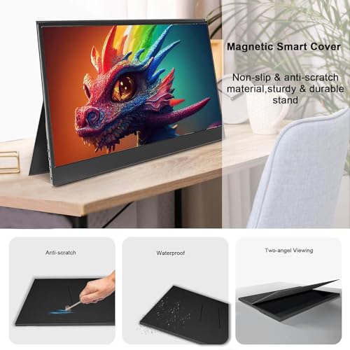JREN 15.6" FHD Portable USB-C External Monitor