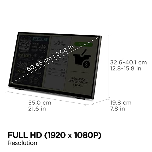 ViewSonic TD2465 24" 1080p Touchscreen Monitor