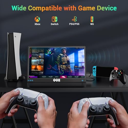 15.6" FHD Portable Monitor for Laptops and Consoles
