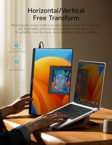 C-Force 15.6" FHD Portable Monitor with Speakers