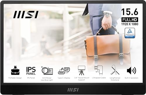 MSI Pro MP161 E2 15.6" Portable FHD Monitor
