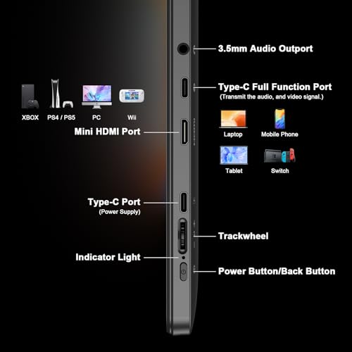 15.6" FHD Portable Monitor with Kickstand & HDR