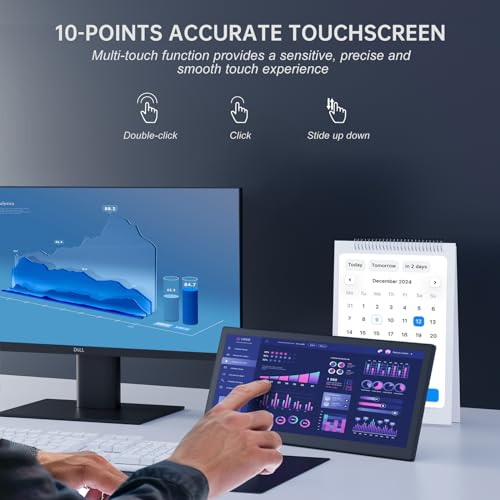 12.1'' FHD Portable Touchscreen Monitor with Kickstand