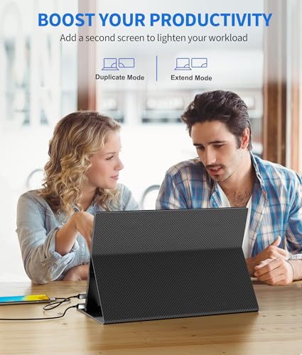 Coolhood 15.6" Portable 1080P Monitor with Smart Cover