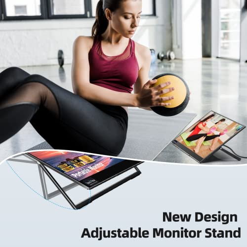 15.6" FHD Portable Monitor with Adjustable Stand