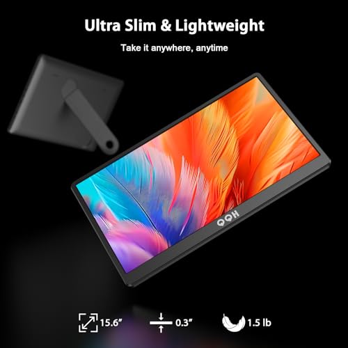 15.6" FHD Portable Monitor with Kickstand & HDR