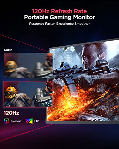 UPERFECT 16" 2K 120Hz Portable Gaming Monitor