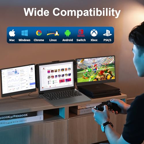 14" FHD Portable Laptop Screen Extender