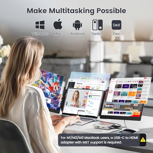 Teamgee 14" Full HD Portable Laptop Monitor