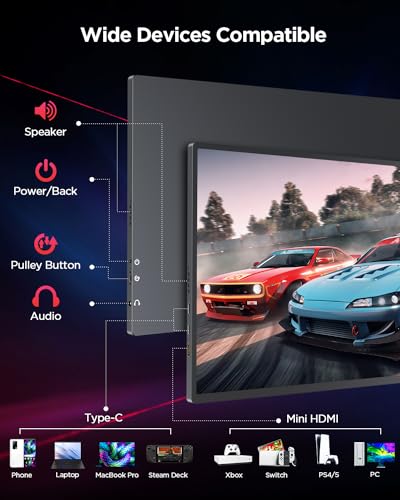 UPERFECT 16" 2K 120Hz Portable Gaming Monitor