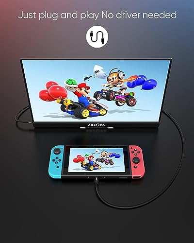 ARZOPA 16.1" 144Hz Portable Gaming Monitor