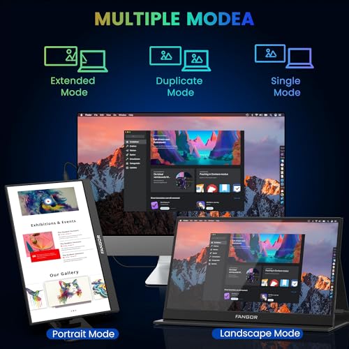 15.6" FHD Portable Monitor for Laptops and Gaming