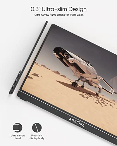 ARZOPA 16.1" 144Hz Portable Gaming Monitor