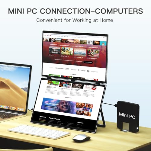 Portable 18.5" Dual 120Hz 1080P Monitor Extender