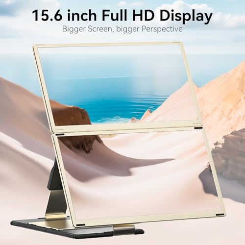 15.6" Ultra-Slim Portable Monitor with Speakers