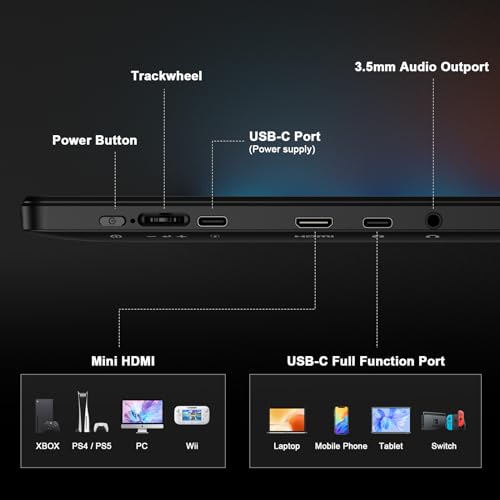 15.6" FHD Portable Monitor for Travel and Gaming