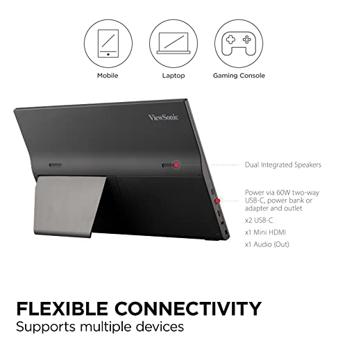 ViewSonic 15.6" Portable 1080p IPS Monitor