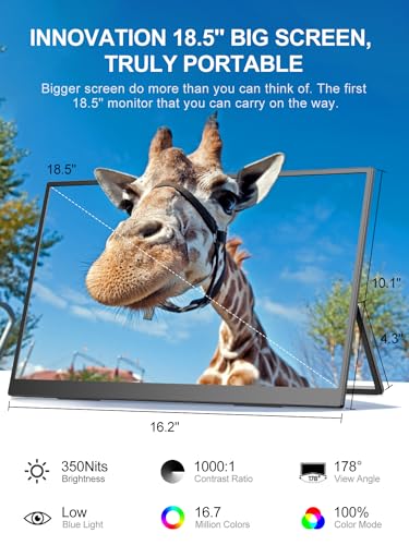 UPERFECT 18.5" Portable 120Hz Gaming Monitor