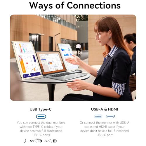 15.6" Ultra-Slim Portable Monitor with Speakers