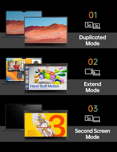 VILVA 15.6'' Portable FHD Monitor with Speakers