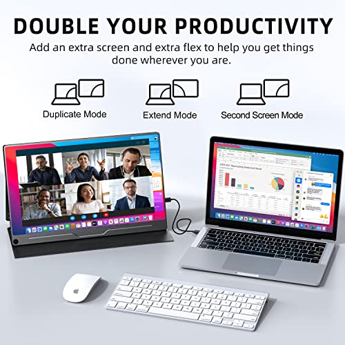 15.6" Portable IPS HDR USB-C Gaming Monitor