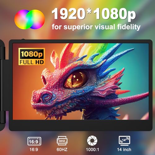 Redalf 1080P FHD Triple Laptop Screen Extender