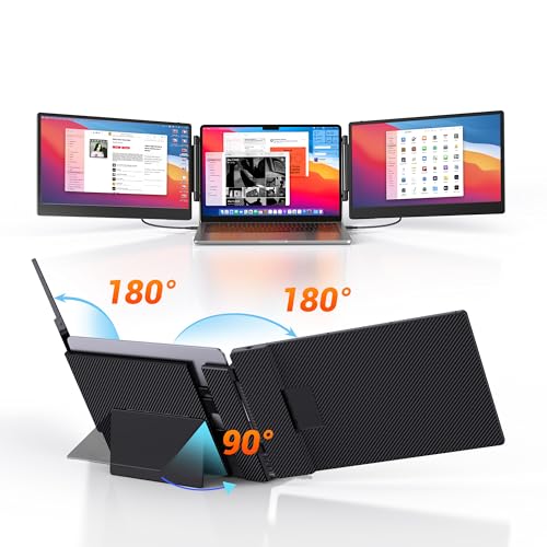 Cevaton 14" FHD Portable Laptop Monitor Extender